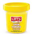 Lets Oyun Hamuru Tek Renk Sarı 110 GR L8440-1