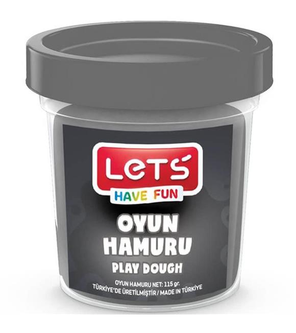 Lets Oyun Hamuru Tek Renk Gri 115 GR L8440-13