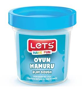 Lets Oyun Hamuru Tek Renk Mavi 110 GR L8440-3