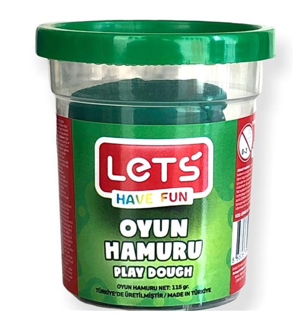 Lets Oyun Hamuru Tek Renk Yeşil 115 GR L8440-4