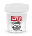 Lets Oyun Hamuru Tek Renk Beyaz 110 GR L8440-5