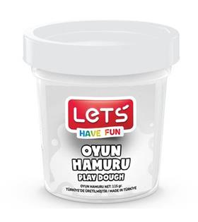 Lets Oyun Hamuru Tek Renk Beyaz 110 GR L8440-5
