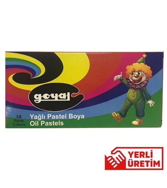 Goyal Pastel Boya Karton 12 Renk Köşeli PTL-112