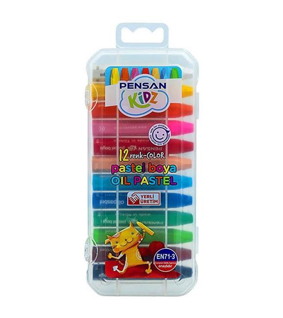 Pensan Pastel Boya Kidz Pratik Kutulu 12 Renk 99967