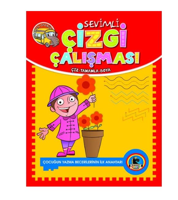 4E Kitap Sevimli Çizgi Çalışması Karatay Yayınevi