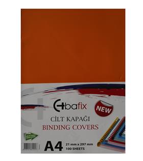 Bafix Cilt Kapağı Plastik Opak A4 160 MIC Turuncu