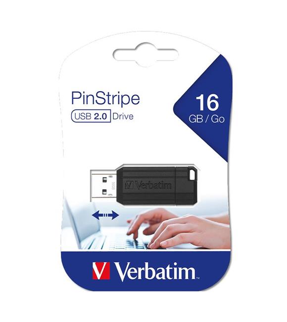 Verbatim 16GB USB 2.0 PinStripe Flash Bellek_1