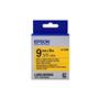 Epson LK-3YBW Güçlü Yapışkanlı Sarı Üzeri Siyah 9mm 9Metre Etiket