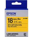 Epson LK-5YBP Pastel Sarı Üzeri Siyah 18mm 9metre