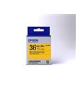 Epson LK-7YBP Pastel Sarı Üzeri Siyah 36mm 9Metre