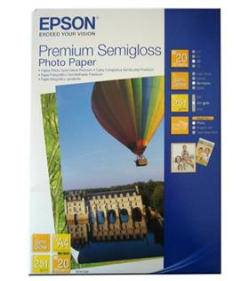 Epson A4 251Gram 20'li Premium Semigloss Fotoğraf Kağıdı S041332