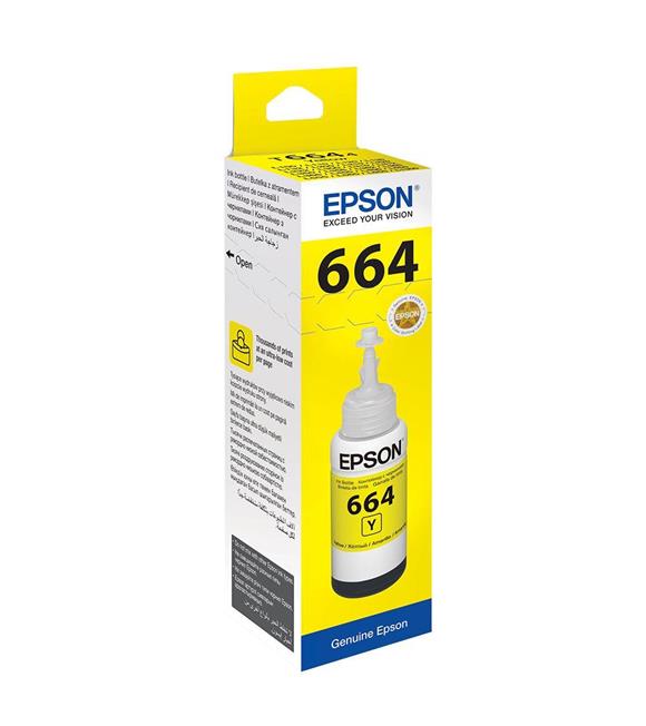 Epson T6644 Yellow Sarı Şişe Mürekkep T66444A