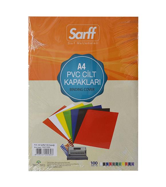 Sarff Cilt Kapağı Plastik Opak A4 160 MIC Şeffaf 15201003