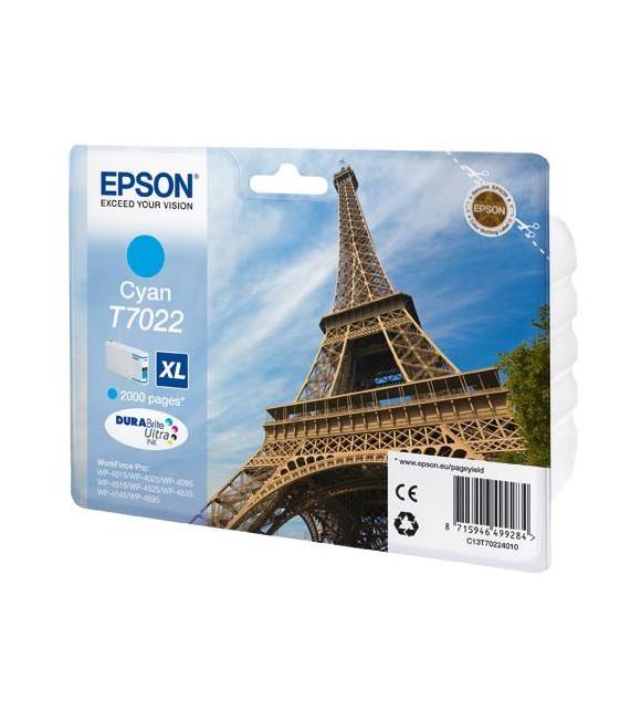 Epson T7022 Cyan Mavi 2.000 Sayfa Mürekkep Kartuş T70224010