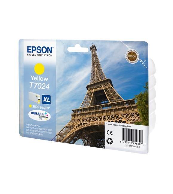 Epson T7024 Yellow Sarı 2.000 Sayfa Mürekkep Kartuş T70244010