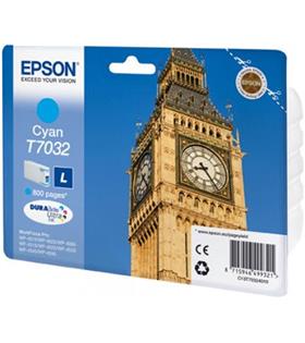 Epson T7032 Cyan Mavi 800 Sayfa Mürekkep Kartuş T70324010