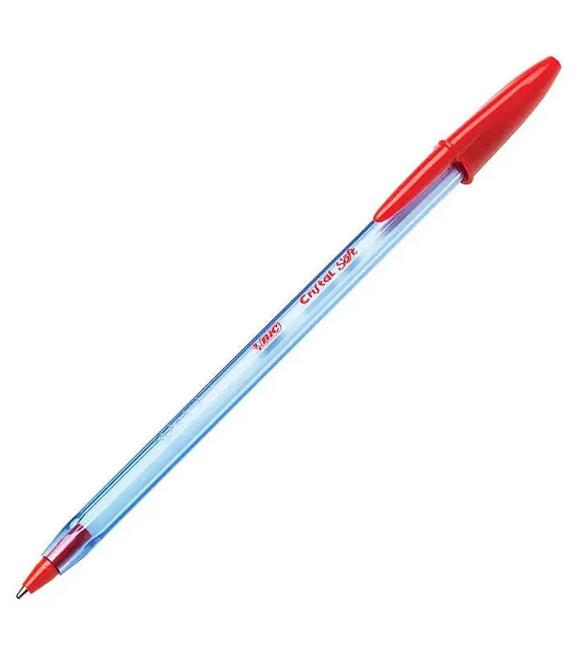 Bic Tükenmez Kalem Cristal Soft 1.0 MM Bilye Uç Kırmızı ( 50 Li Kutu ) 918520