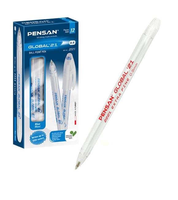 Pensan Tükenmez Kalem Global 0.5 MM Kırmızı 2221