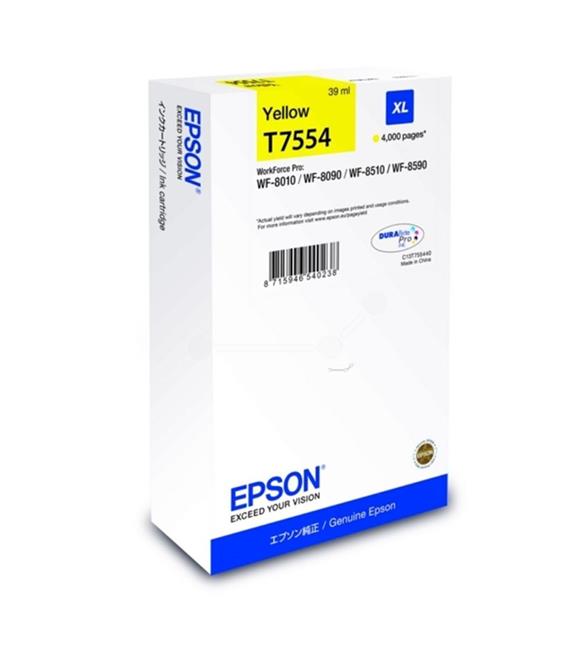 Epson T7554 Yellow Sarı Mürekkep Kartuş T755440