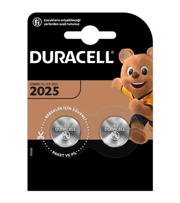 Duracell Lityum Düğme Pil 3 V 2 Lİ 2025