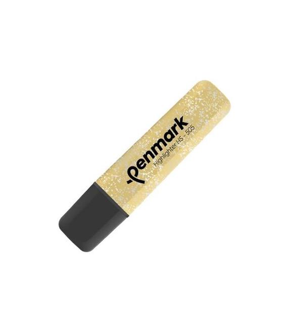 Penmark Fosforlu Kalem Metalik Simli Gold HS-505 13