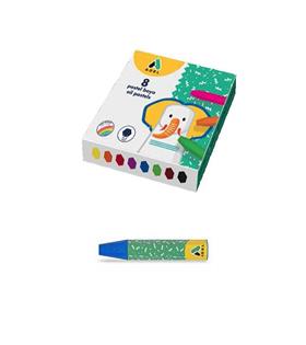 Adel Pastel Boya Karton Kutu Köşeli 8 Lİ 428 0817 002
