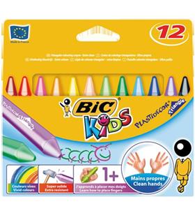 Bic Pastel Boya Plastidecor Karton Kutu Üçgen 12 Lİ 829773