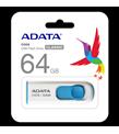 Adata C008-64GB 64GB USB2.0 Classic (White + Blue) Flash Bellek_1)