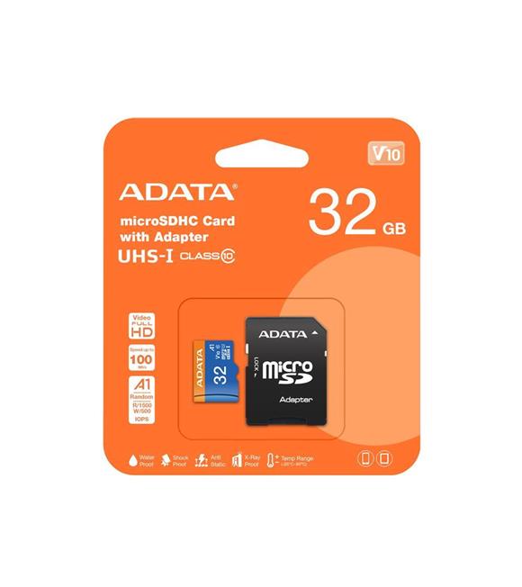 Adata 32GB Premier microSDHC Card with Adapter UHS-I Class10 V10 Hafıza Kartı_3