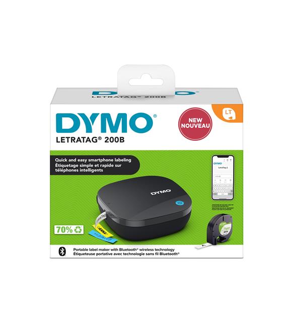 Dymo (2172855) LetraTag 200B Bluetooth Etiketleme Makinesi - 12 mm. LetraTag şeritlerle uyumlu_1