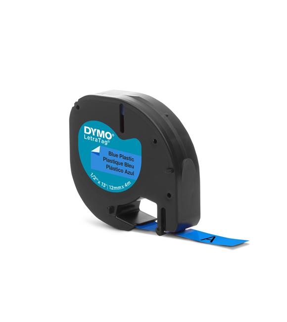 DYMO S0721650 LetraTag Plastik Şerit ( 12 mm X 4 mt ) , Mavi (59426) 91205