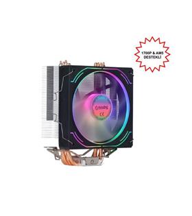 Frisby FCL-F1334C Intel 1366-115x-1200-1700-AMD AM2-AM2+-AM3-AM4-AM5 CPU FANI