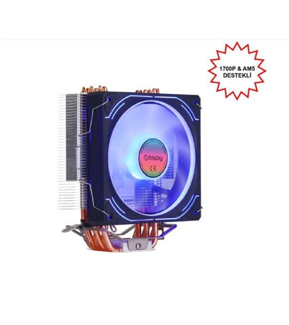 Frisby FCL-F1336C Intel 1366-115x-1200-1700-AMD AM2-AM2+-AM3-AM4-AM5 CPU FANI