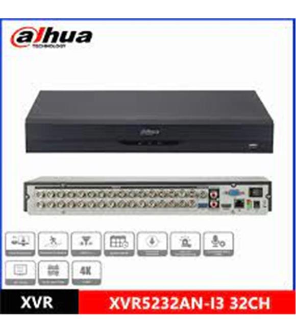 Dahua XVR5232AN-I3 2 MP H265+ 32 Kanal 5in1 DVR Kayıt Cihazı