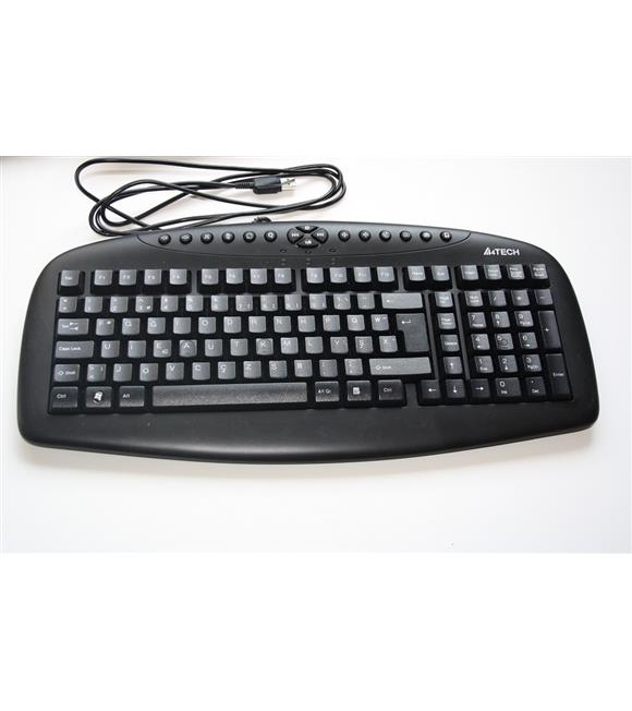 A4 Tech Kb-21  Siyah F Tr Usb Kablolu Klavye Outlet_2