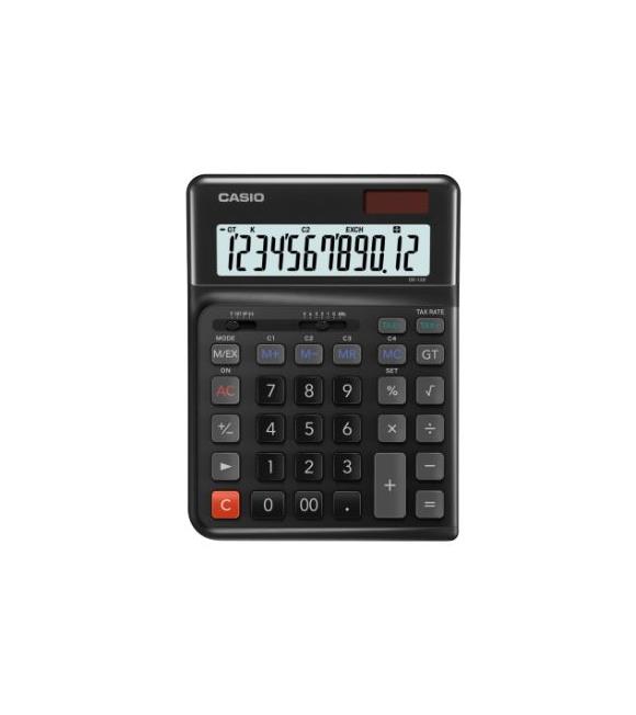 Casio DE-12E-BK Siyah 12 Hane Masa Üstü Ergonomik Tuşlu Hesap Makinesi_1