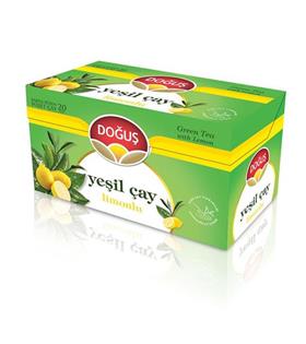 Doğuş Yeşil Çay Limonlu Poşet Çay 20x1.75 GR