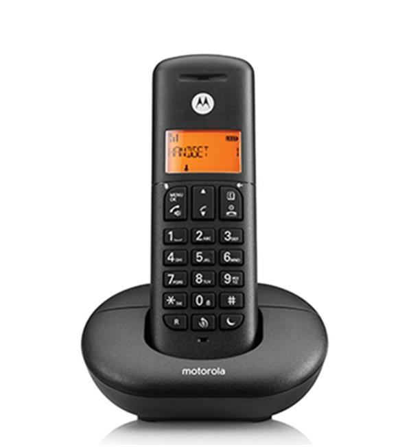 Motorola E201 Siyah HF Handsfree Telsiz Dect Telefon