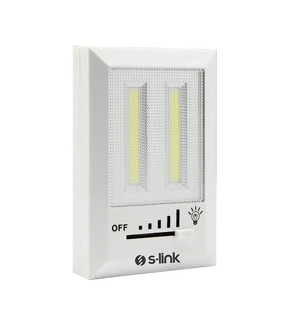 S-link SL-8700 Kademe Ayarlı Led 3-AAA Pilli Gece Lambası