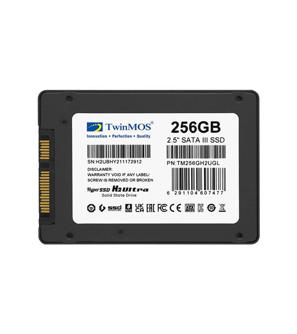 TwinMOS 256GB 2.5" Sata3 SSD (580MB-550MB-S) Tlc 3dnand Grey (TM256GH2UGL) Ssd Disk_1