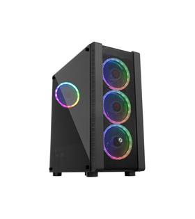Frisby FC-9320G Gaming Kasa (Dual-Ring RGB Fan + 600W 80+ Bronze)1 x USB 3.0, 2 x USB 2.0