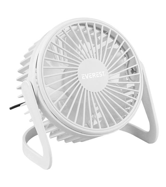 Everest EFN-505 Masaüstü Beyaz Usb Fan (145mmx141mmx105 mm)