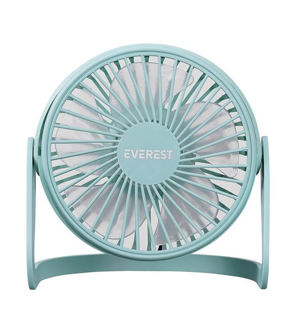 Everest EFN-505 Masaüstü Turkuaz Usb Fan (145mmx141mmx105 mm)_1