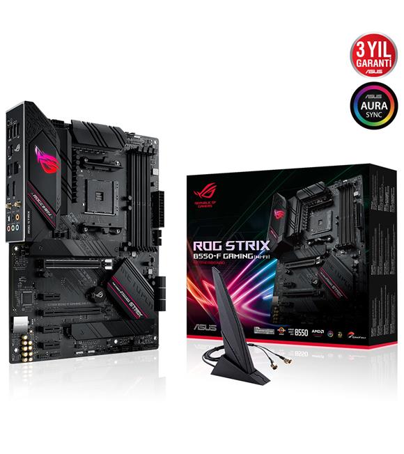 Asus Rog Strix B550-F Gaming Wifi II DDR4 DP HDMI PCIe 16X v4.0 AM4 mATX Anakart