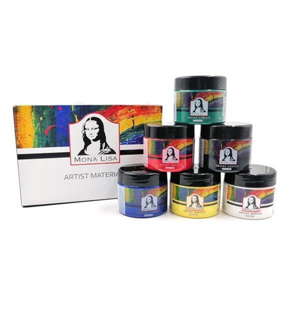 Mona Lisa Akrilik Boya  6 Ana Renk 125 ML