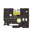 Brother Tze-FX621 9Mm Sarı Üzerine Siyah Esnek Laminasyon Etiket