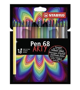 Stabilo Keçe Uçlu Boya Kalemi Pen 68 Arty 18 Renk