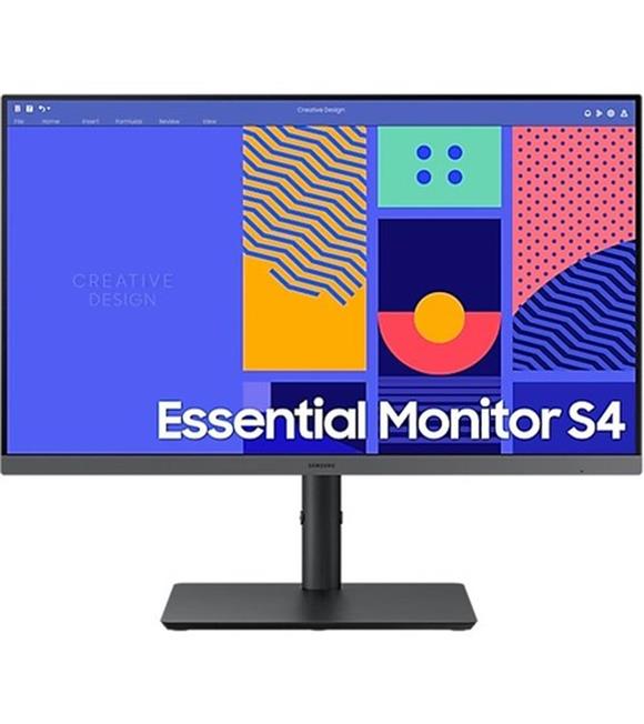 Samsung 24" Essential LS24C432GAUXUF 4 ms Full HD Pivot IPS Monitör