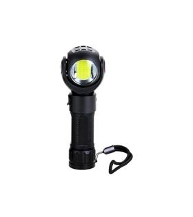 S-link SL-F860 3W Cob+3W Led Pilli Dönebilen Çift Başlıklı Manyatik Tutuculu El Feneri