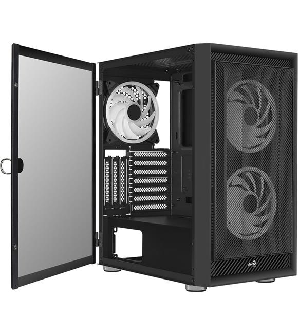 Aerocool AE-GRPHT Graphite ARGB ATX Mid Tower Kasa_1